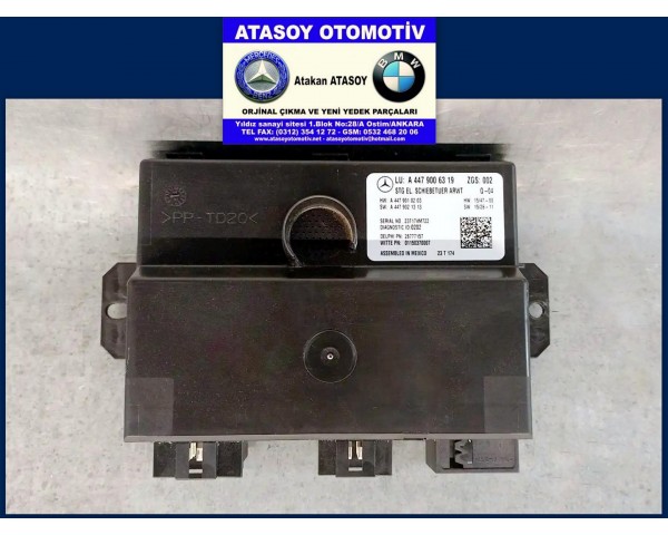 MERCEDES W447 VİTO SÜRGÜLÜ KAPI BEYNİ 4479006319 4479001507 4479001506 4479007604 4479002704 A4479006319 A4479001507 A4479001506 A4479007604 A4479002704 MERCEDES W448 VİTO SÜRGÜLÜ KAPI BEYNİ